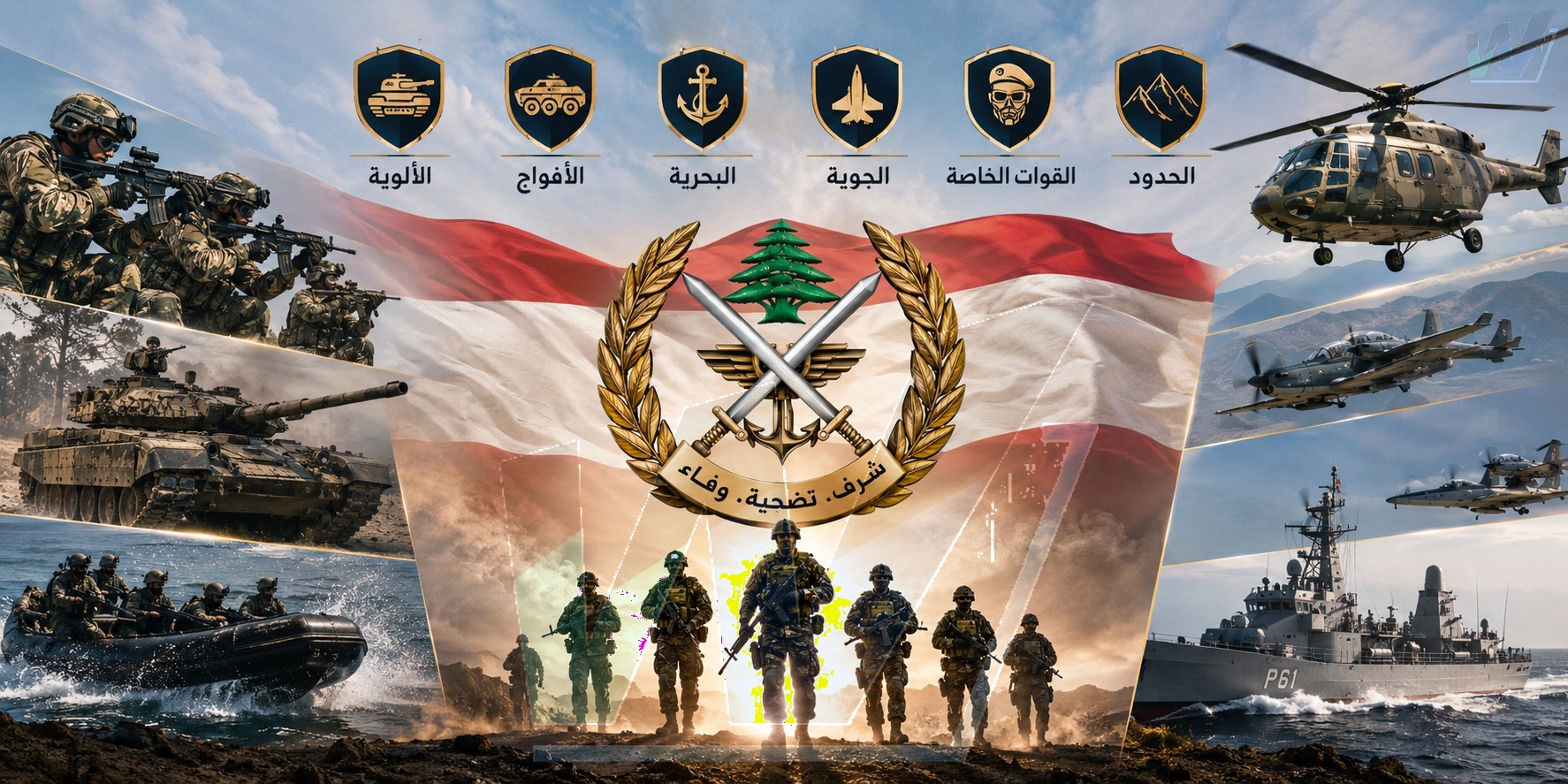 هيكلية الجيش اللبناني: تنظيم متكامل يحمي لبنان من الحدود إلى الداخل